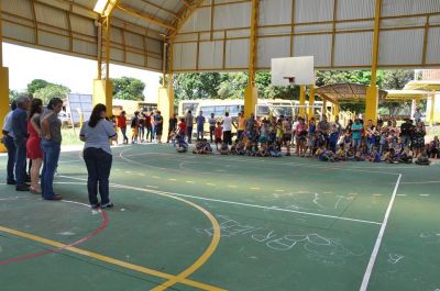 PATRÍCIA MARGATTO E VEREADORES INAUGURARAM A BELA QUADRA COBERTA DO CEMUR. PATRÍCIA MARGATTO E VEREADORES INAUGURARAM A BELA QUADRA COBERTA DO CEMUR.
