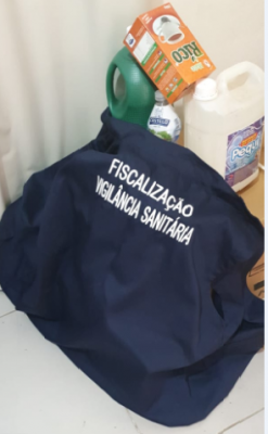 VIGILÂNCIA SANITÁRIA APREENDE PRODUTOS VENCIDOS EM COMÉRCIO DA CIDADE.