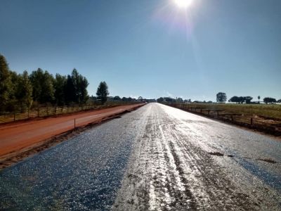 SONHO QUE VIRA REALIDADE, ASFALTO DA RODOVIA MS-386. SONHO QUE VIRA REALIDADE, ASFALTO DA RODOVIA MS-386.
