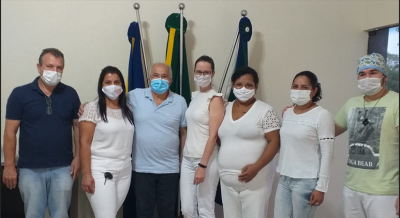 PREFEITO DR. LÍDIO RECEBEU ESTUDANTES DO CURSO DE ENFERMAGEM. PREFEITO DR. LÍDIO RECEBEU ESTUDANTES DO CURSO DE ENFERMAGEM.
