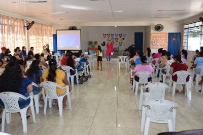 MÃES E GESTANTES DO “PROGRAMA CRIANÇA FELIZ” PARTICIPARAM DE PALESTRA SOBRE AMAMENTAÇÃO. MÃES E GESTANTES DO “PROGRAMA CRIANÇA FELIZ” PARTICIPARAM DE PALESTRA SOBRE AMAMENTAÇÃO.