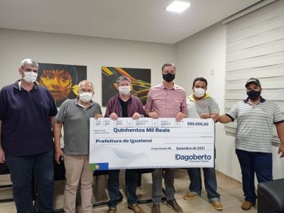 DR. LÍDIO RECEBE DO DEP. FEDERAL DAGOBERTO, EMENDA DE 500 MIL PARA A SAÚDE. DR. LÍDIO RECEBE DO DEP. FEDERAL DAGOBERTO, EMENDA DE 500 MIL PARA A SAÚDE.