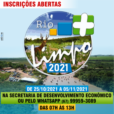 EDIÇÃO DO RIO MAIS LIMPO 2021, TERÁ COLETA DE LIXO E REPLANTIO DE MUDAS NAS MARGENS DO RIO IGUATEMI. EDIÇÃO DO RIO MAIS LIMPO 2021, TERÁ COLETA DE LIXO E REPLANTIO DE MUDAS NAS MARGENS DO RIO IGUATEMI.