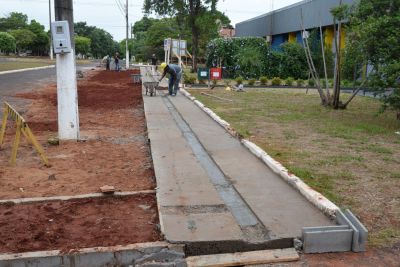 ESTACIONAMENTO DA PREFEITURA DE IGUATEMI ESTÁ SENDO REVITALIZADO. ESTACIONAMENTO DA PREFEITURA DE IGUATEMI ESTÁ SENDO REVITALIZADO.
