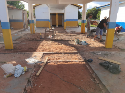 ESCOLA RURAL “CEMUR” NO ASSENTAMENTO AUXILIADORA ESTÁ SENDO REFORMADA. ESCOLA RURAL “CEMUR” NO ASSENTAMENTO AUXILIADORA ESTÁ SENDO REFORMADA.