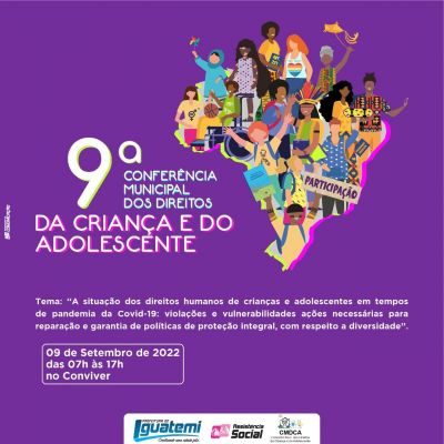ASSISTÊNCIA SOCIAL REALIZARÁ IX CONFERÊNCIA DOS DIREITOS DA CRIANÇA E DO ADOLESCENTE. ASSISTÊNCIA SOCIAL REALIZARÁ IX CONFERÊNCIA DOS DIREITOS DA CRIANÇA E DO ADOLESCENTE.