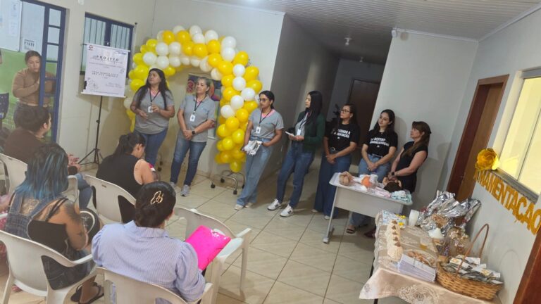 AÇÃO NA UNIDADE DE SAÚDE DO BAIRRO DA VILA OPERÁRIA TEVE COMO OBJETIVO REFORÇAR A IMPORTÂNCIA DA AMAMENTAÇÃO.