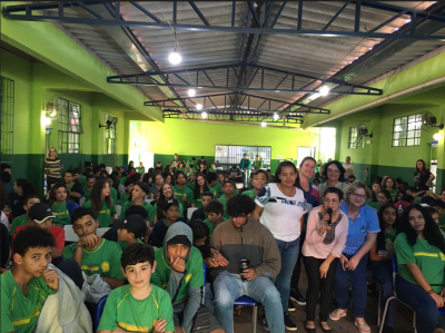 ALUNOS DA ESCOLA MARCÍLIO AGUSTO PINTO PARTICIPAM DE PALESTRA SOBRE SANEAMENTO BÁSICO. ALUNOS DA ESCOLA MARCÍLIO AGUSTO PINTO PARTICIPAM DE PALESTRA SOBRE SANEAMENTO BÁSICO.