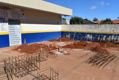 SAÚDE INICIA OBRA DE RECEPÇÃO NO CESI COM RECURSOS DE EMENDA IMPOSITIVA DE VEREADORES. SAÚDE INICIA OBRA DE RECEPÇÃO NO CESI COM RECURSOS DE EMENDA IMPOSITIVA DE VEREADORES.