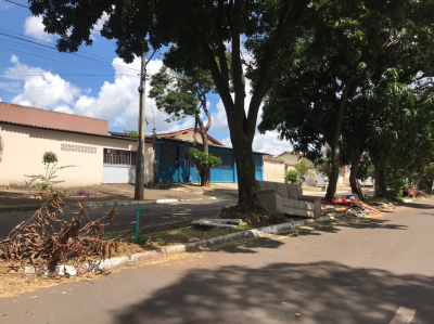 SECRETARIA MUNICIPAL DE OBRAS PEDE A COLABORAÇÃO DA POPULAÇÃO PARA NÃO JOGAR LIXO E ENTULHOS NOS CANTEIROS.