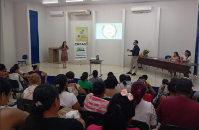 CENTRO DE REFERÊNCIA ESPECIALIZADO DE ASSISTÊNCIA SOCIAL-CREAS, REALIZA PALESTRA PARA O PROGRAMA MAIS SOCIAL. CENTRO DE REFERÊNCIA ESPECIALIZADO DE ASSISTÊNCIA SOCIAL-CREAS, REALIZA PALESTRA PARA O PROGRAMA MAIS SOCIAL.