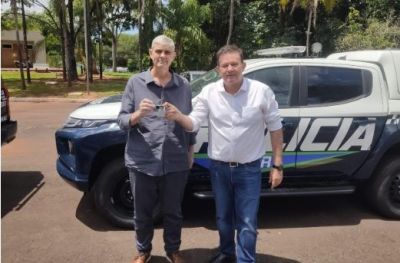 POLÍCIA MILITAR DE IGUATEMI É CONTEMPLADA COM UMA VIATURA 0KM PARA REFORÇAR A SEGURANÇA PÚBLICA. POLÍCIA MILITAR DE IGUATEMI É CONTEMPLADA COM UMA VIATURA 0KM PARA REFORÇAR A SEGURANÇA PÚBLICA.