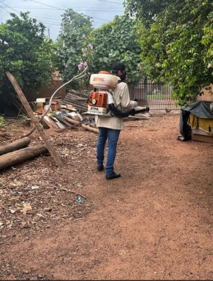 SECRETARIA DE SAÚDE DE IGUATEMI CONTINUA COM OS AGENTES DE CONTROLE DE ENDEMIAS NOS BAIRROS PARA COMBATER À DENGUE.