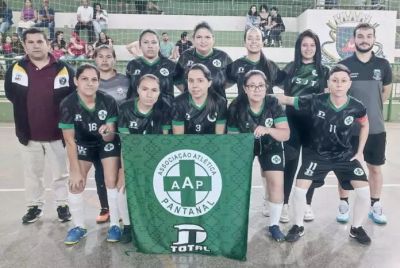 ASSOCIAÇÃO ATLÉTICA PANTANAL FUTSAL FEMININO DE IGUATEMI DISPUTA A SEMIFINAL DA COPA INTERFIRMAS NESTA TERÇA-FEIRA (4), EM SETE QUEDAS-MS. ASSOCIAÇÃO ATLÉTICA PANTANAL FUTSAL FEMININO DE IGUATEMI DISPUTA A SEMIFINAL DA COPA INTERFIRMAS NESTA TERÇA-FEIRA (4), EM SETE QUEDAS-MS.