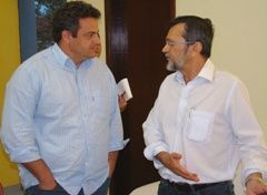 Iguatemi recebe visita do Senador Valter Pereira