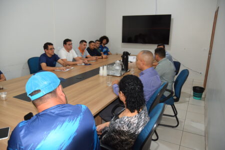 REUNIÃO COM O COORDENADOR DO MS EM AÇÃO TEVE COMO OBJETIVO TRATAR DE ASSUNTOS REFERENTES AO PROGRAMA.