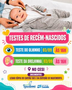 ATENÇÃO, MAMÃES E PAPAIS!